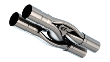 Borla Universal Hydroformed Switchfire X-Pipe 3in ID 3in OD Ausgänge ohne Kerben