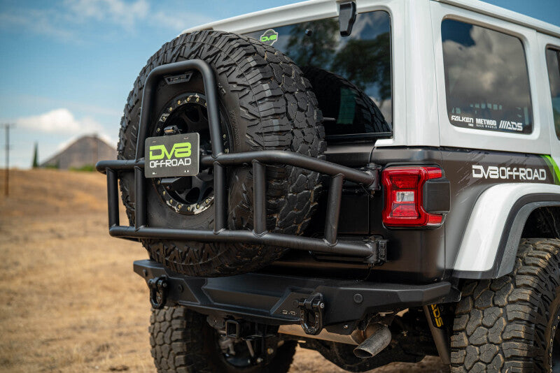DV8 18-25 Jeep Wrangler JL Karosseriemontierter Reserveradträger
