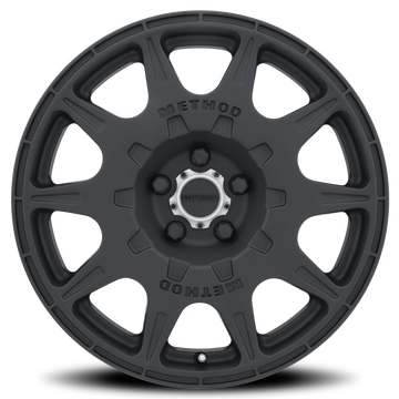 Method MR502 RALLY 17x8 +38mm Offset 5x4.5 67.1mm CB Matte Black Wheel