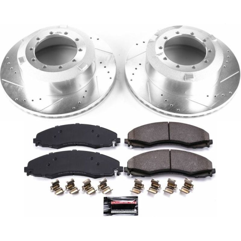 Power Stop 17-22 Ford F-550 Super Duty Hinterachsbremsen-Kit Z36 für Lkw und Anhänger