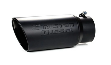 Sinister Diesel Auspuffendrohr aus schwarz keramikbeschichtetem Edelstahl (4 bis 6 Zoll)