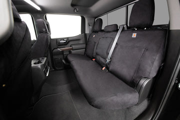Covercraft 2024+ Ford Ranger SuperCrew Carhartt Super Dux SeatSaver Cust Front Row Seat Covers - Blk