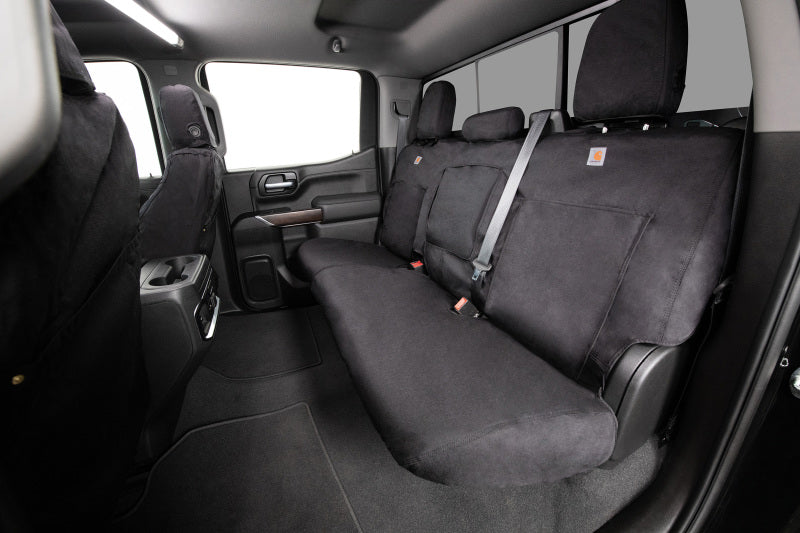 Covercraft 2024+ Ford Ranger SuperCrew Carhartt Super Dux SeatSaver Cust Front Row Seat Covers - Blk