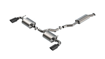 Borla 19-25 Toyota RAV4 (außer Hybrid) 2,25 S-Type Cat-Back-Auspuffanlage – Schwarzchrom