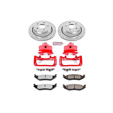 Power Stop 19-21 Ram 1500 Classic Hinterachs-Z36-LKW- und Anhängerkupplungssatz mit Cals