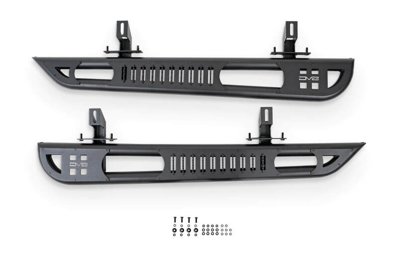 DV8 Offroad 2018+ Jeep Wrangler JL 2-Türer Bolt-On OE Plus Trittbretter