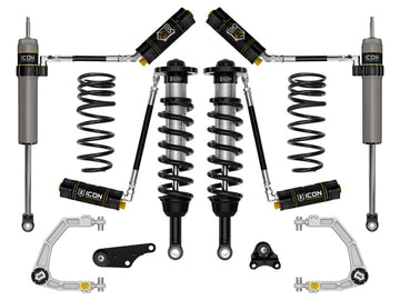 ICON 2024+ Toyota Tacoma 1,25-3 Zoll Stage 5 Fahrwerkssystem aus Billet-Aluminium mit Dreifachfederung