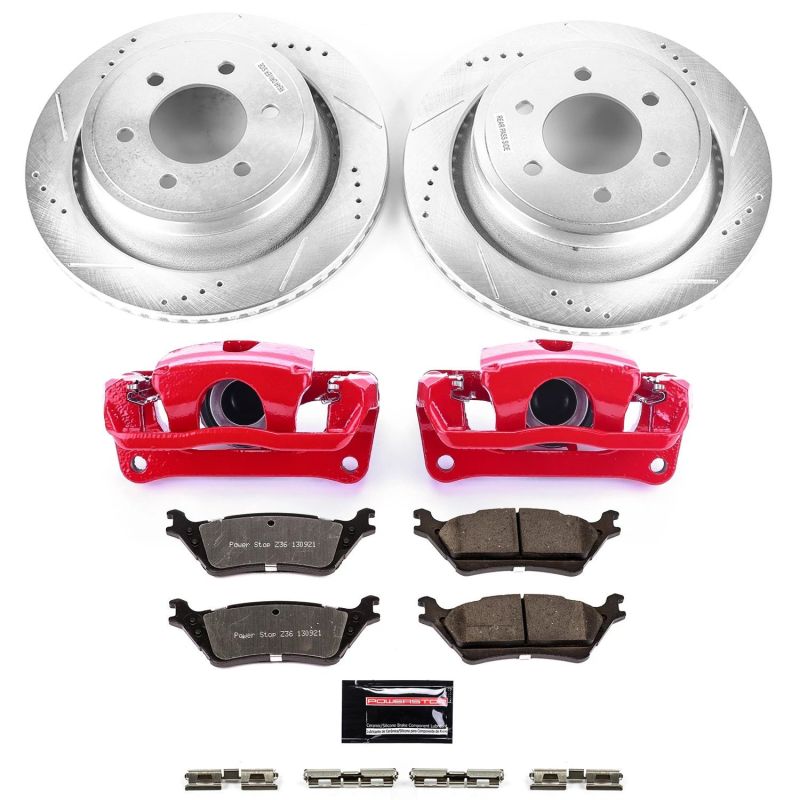 Power Stop 12-18 Ford F-150 Hinterachs-Z36-LKW- und Anhängerkupplungssatz mit Cals