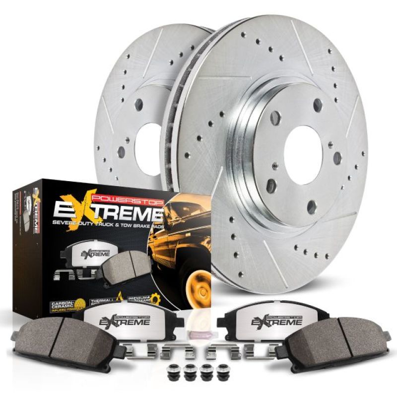 Power Stop 17-22 Ford F-550 Super Duty Hinterachsbremsen-Kit Z36 für Lkw und Anhänger