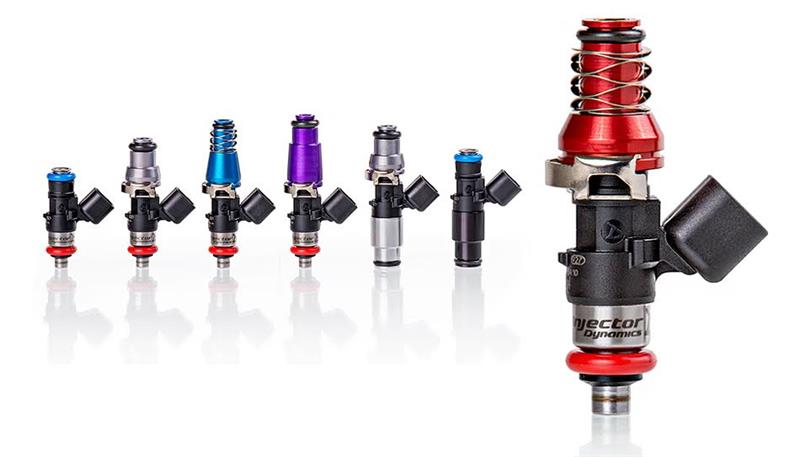 Injector Dynamics ID1050X 05+ Lotus Elise (2ZZ-GE) 11mm (Blau) Adapter-Top-Einspritzdüsen (4er-Set)