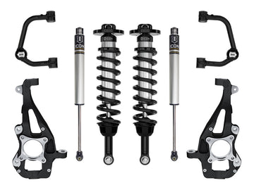 ICON 21-23 Ford F150 4WD 3.5-4.5in  Stage 1 Suspension System With Tubular Upper Control Arms