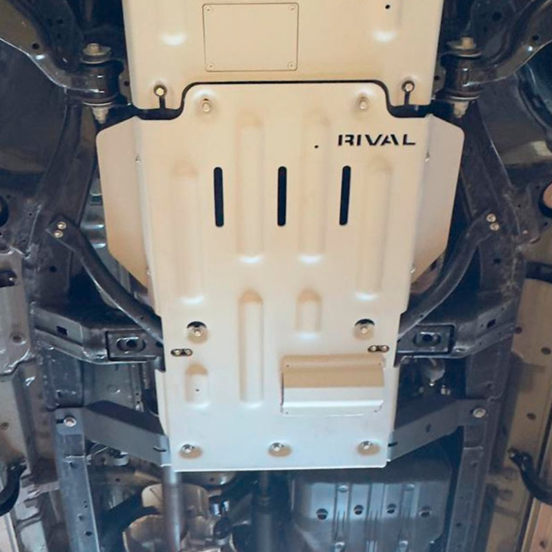Rival 10-24 Toyota 4Runner Aluminium-Unterfahrschutz für Verteilergetriebe und Katalysator